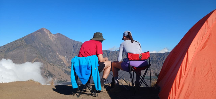 Enjoy the breakfast from Crater Rim Senaru