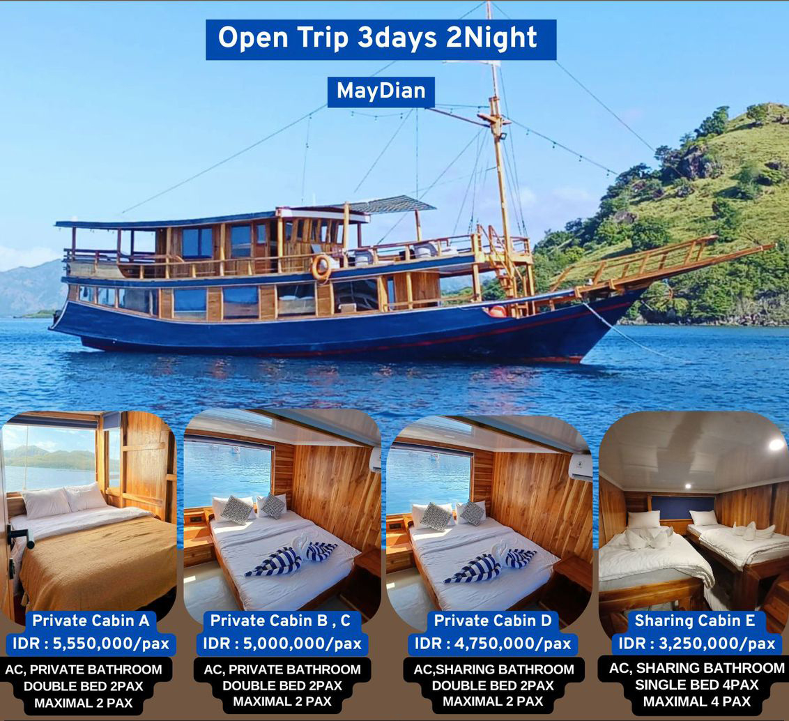 MayDian Boat - 3 days boat trip Labuan bajo
