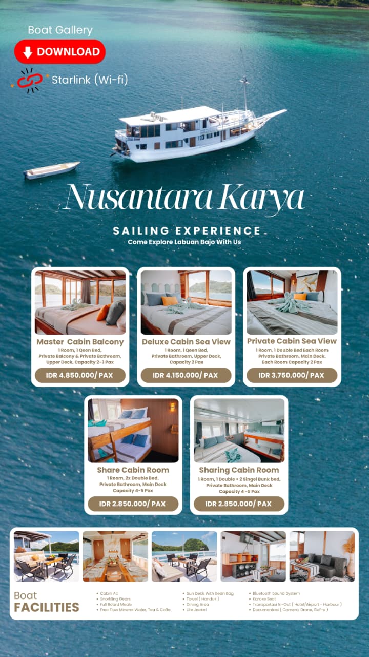 Nusantara Karya - 3 days sharing cruise
