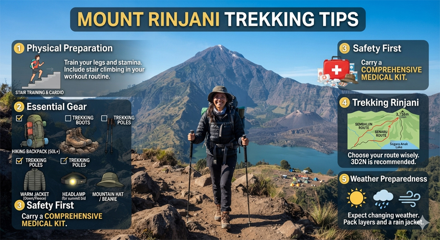 Mount Rinjani Trekking Tips