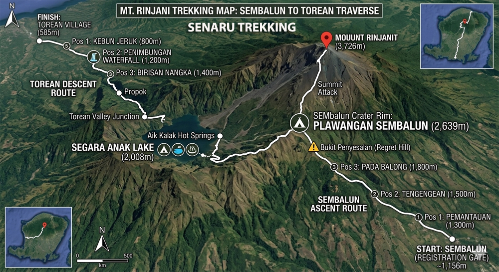 Torean Trekking Route